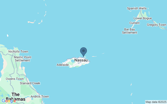 Kaart met locatie Aquaventure, Atlantis Paradise Islands Waterpark